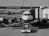 Parked at the terminal