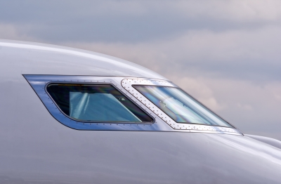 Airplane cockpit